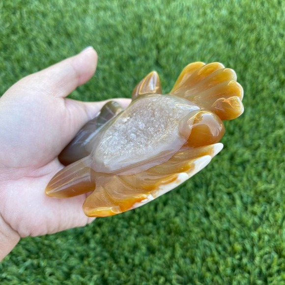 Druzy Angel Carving - Picture 5 of 11